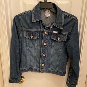 Edwin Overworks Factory Denim Jean Jacket Cropped Trucker Made in Canada